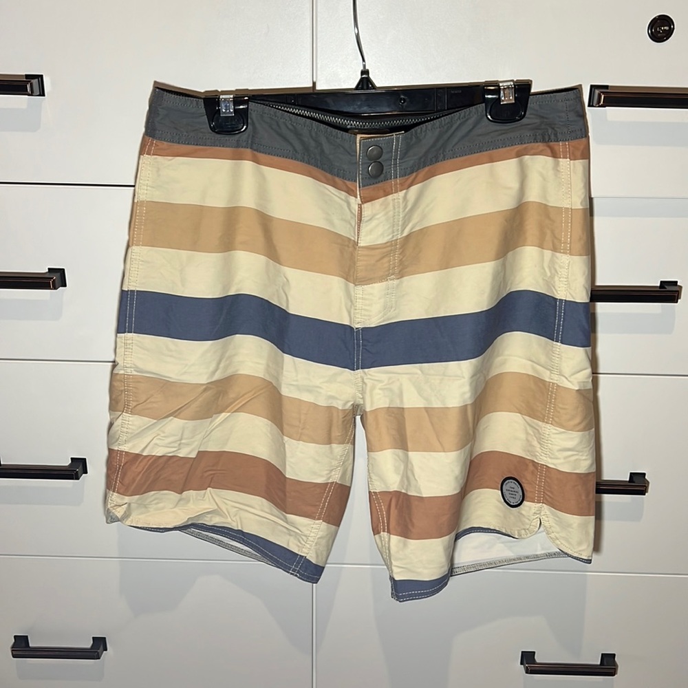 O’Neill board shorts.